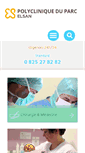 Mobile Screenshot of cliniqueparc-caen.com